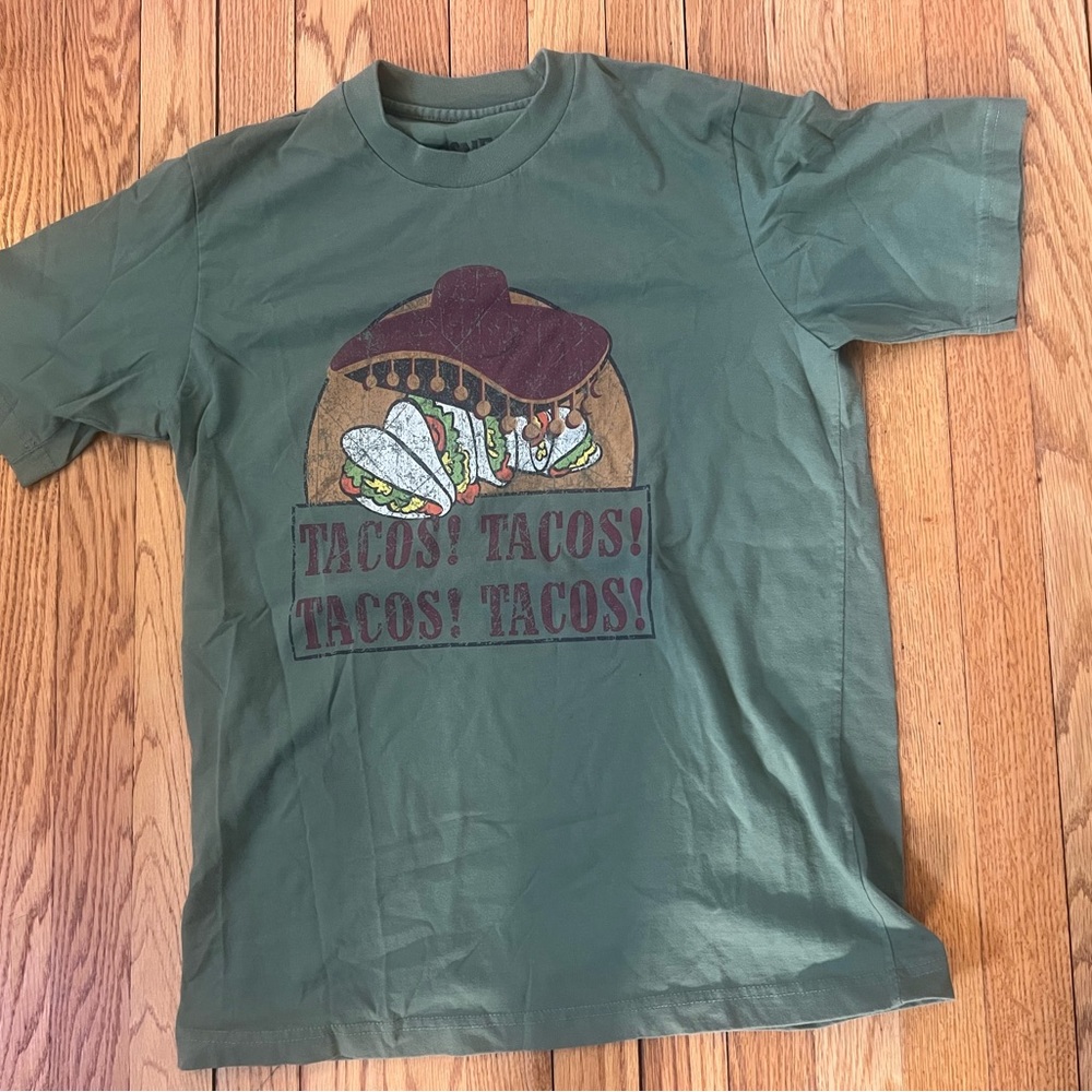 Tacos! Tacos! Tacos! Tacos! Men’s XL Shirt Psycho brand (Made in Philippines)